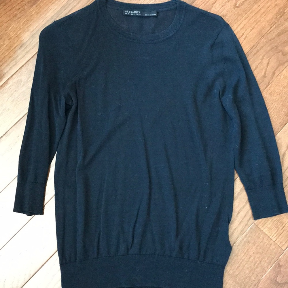 All Saints sheer top